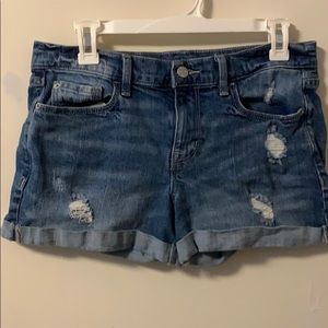Old navy boyfriend style shorts size 8